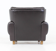Armchair brown leather of Výber Republic Czech 1970 s