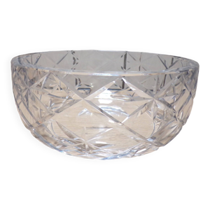 saladier en cristal taillé