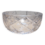 Silver cut crystal salad bowl Ø20cm