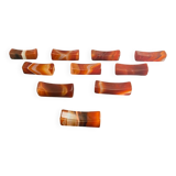 Set of 10 Vintage Agathe Table Knife Holders #D467