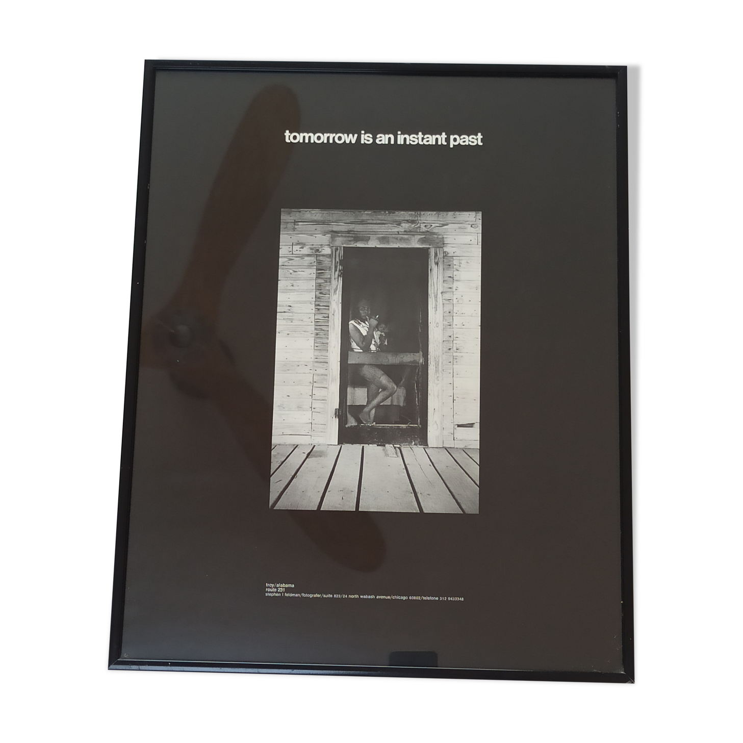 Black and white photograph silver print 1966 in Chicago