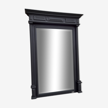 Beveled trumeau mirror