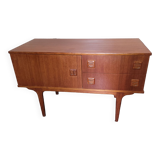 Scandinavian teak row from the 60s 100×62cms