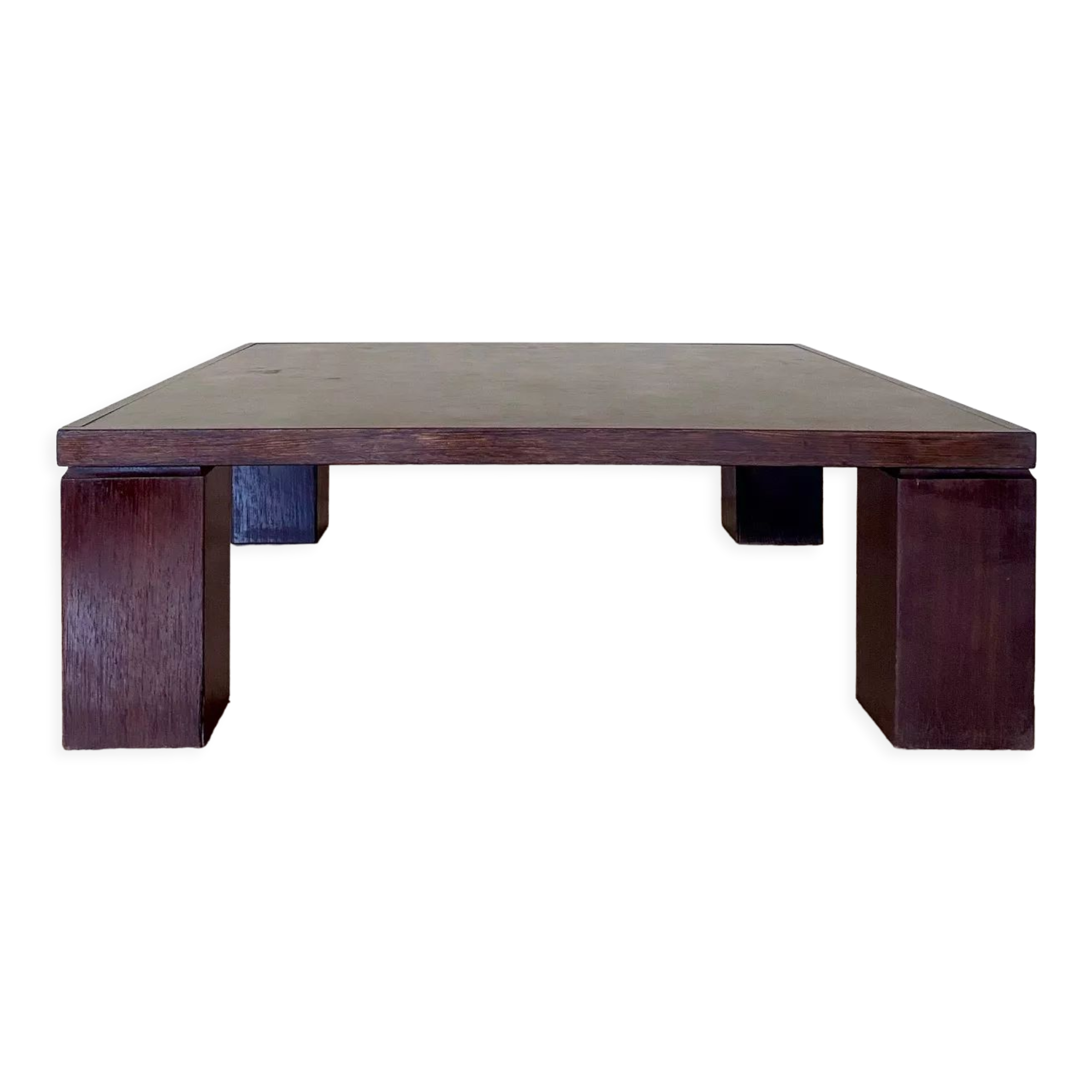 Wooden coffee table by Rolf Middelboe & Gorm Lindum for Tranekaer, Denmark, 1970