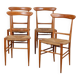 Set of 4 Italian chairs by G.B. Marangone, 1960