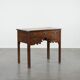 Table basse/console antique anglaise en chêne du XVIIIe siècle