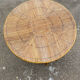 Table en rotin vintage