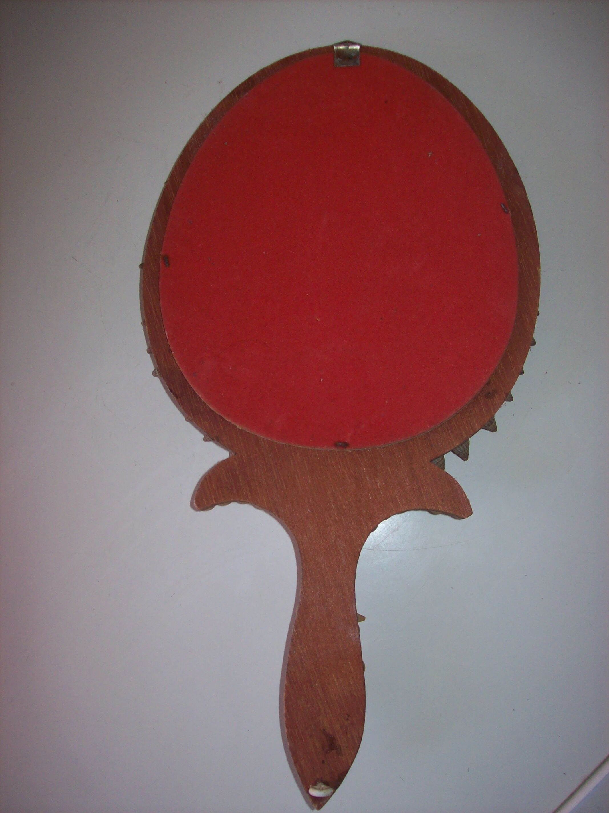 Hand or hanging shell mirror