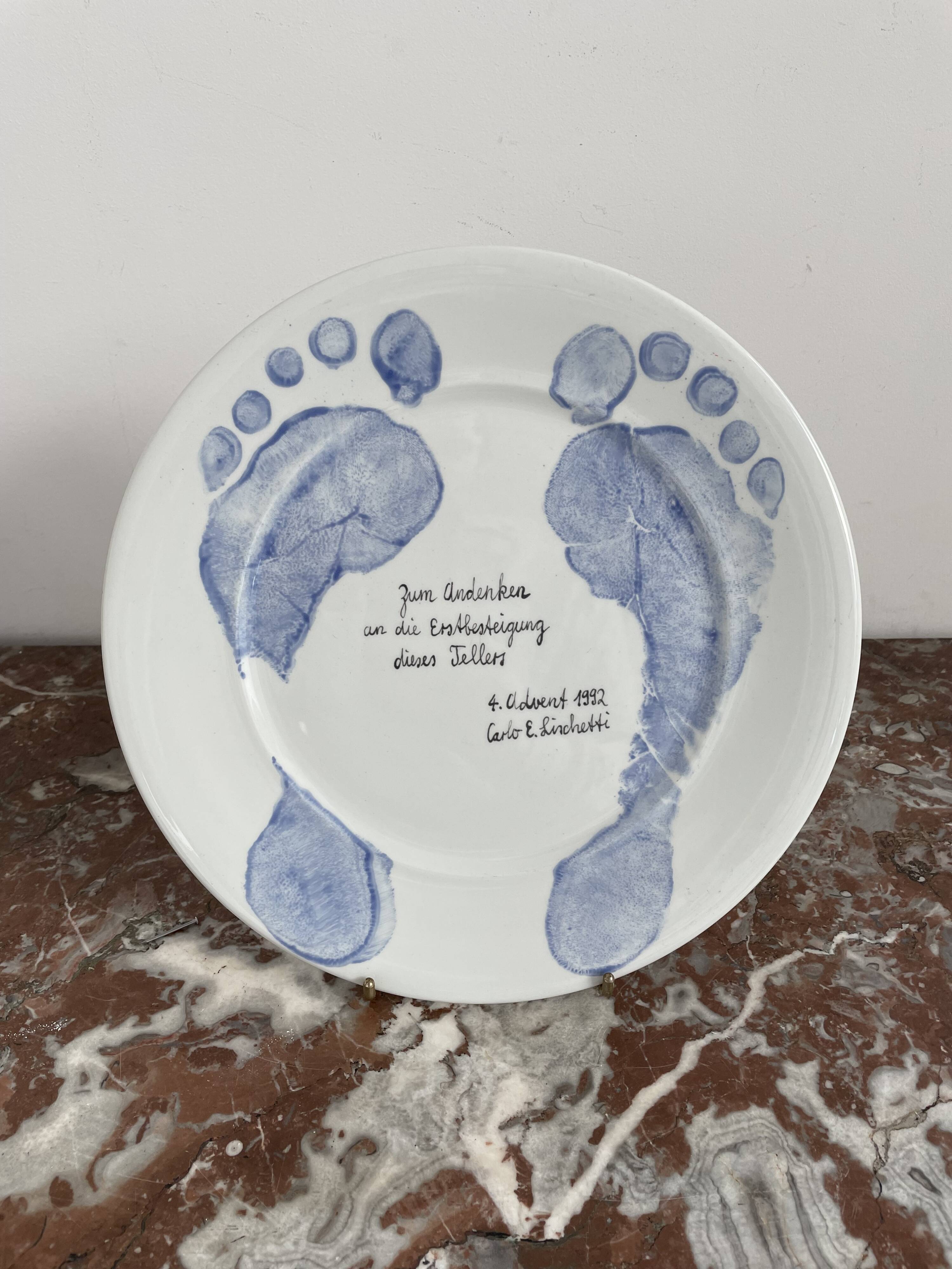 Figgjo dish, model designed by carlo linchetti, swiss artist, scandinavian design, feet decor