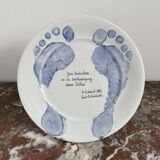 Figgjo dish, model designed by carlo linchetti, swiss artist, scandinavian design, feet decor