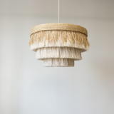 Macrame pendant light