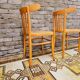 Pair of chairs bistrot 1960s vintage