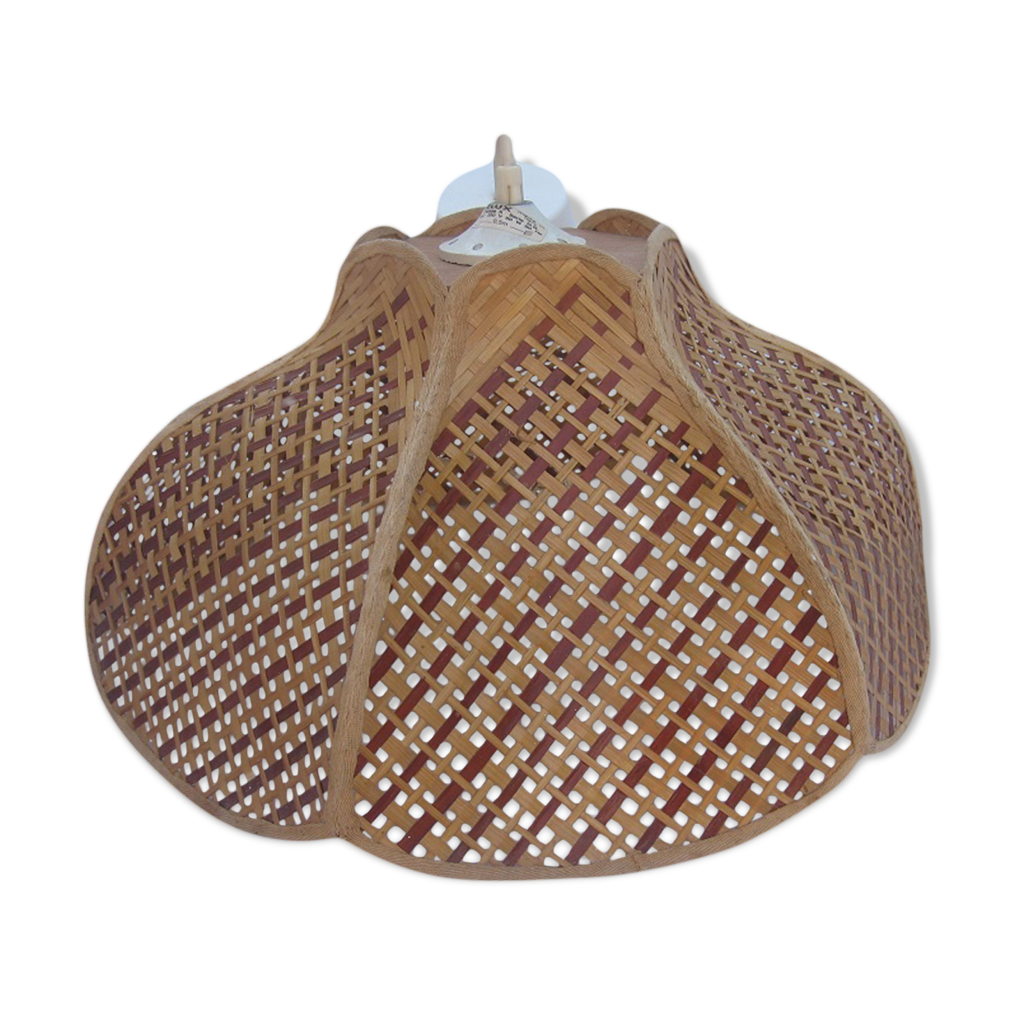 Suspension osier ou paille vintage