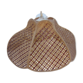 Suspension osier ou paille vintage