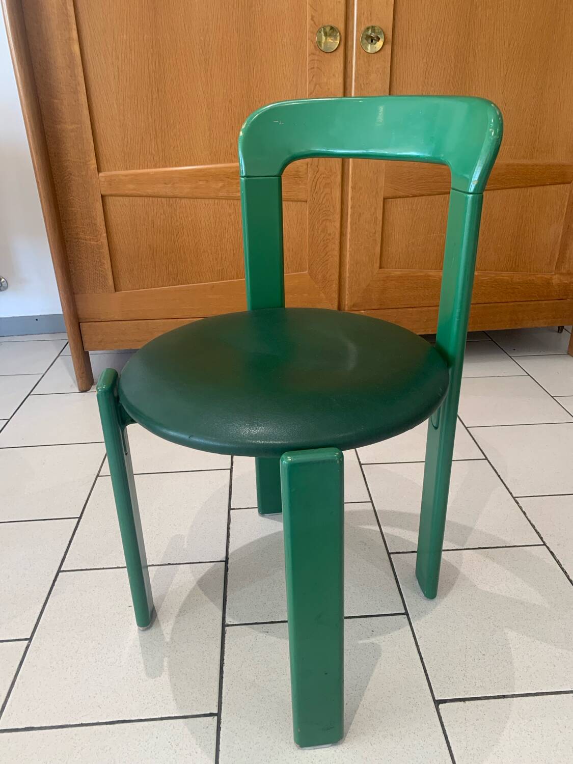 Bruno Rey Vintage Green Chair (4)