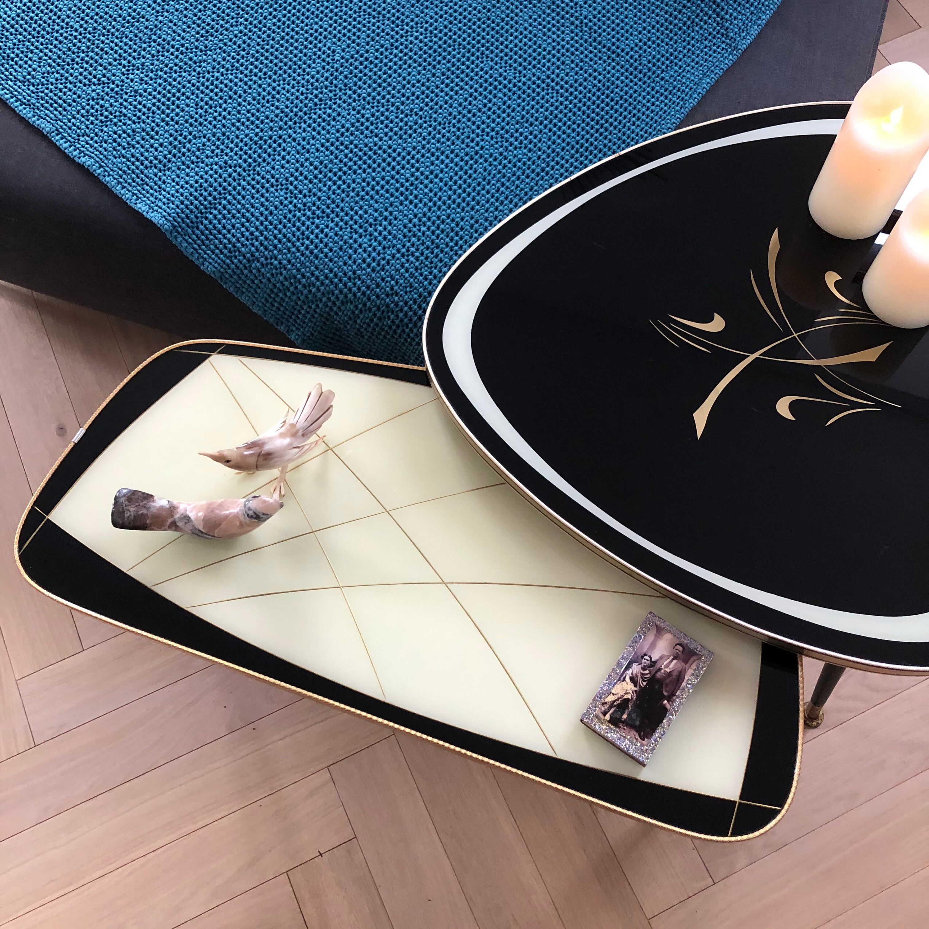 Tripod vintage coffee table