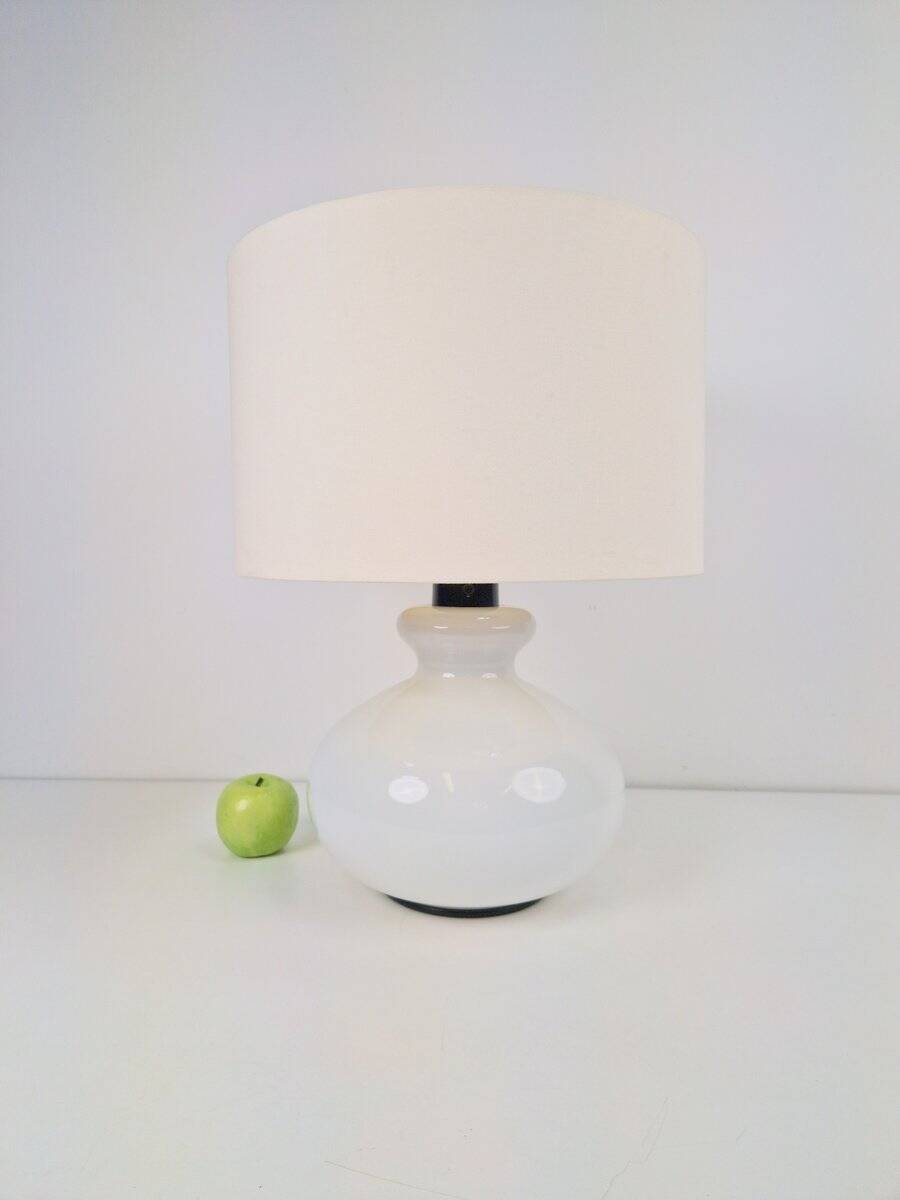 Lampe de table en verre vintage de Dijkstra, années 1960