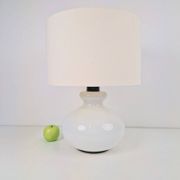 Vintage Glass Table Lamp from Dijkstra, 1960s