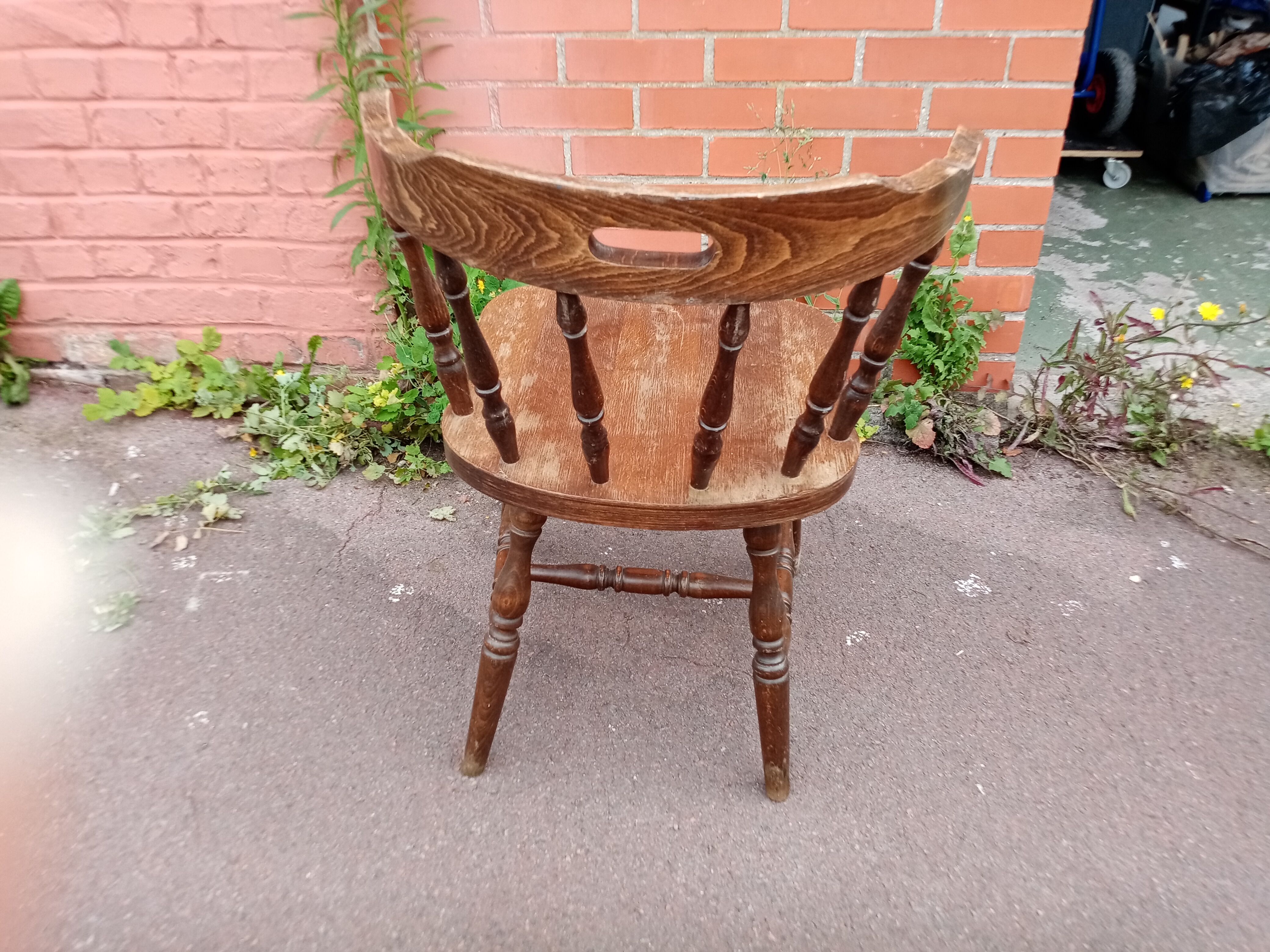 Western chair varnished wood