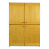 Vintage italian cabinet from the 20th century in beech wood by ibisco, 1970