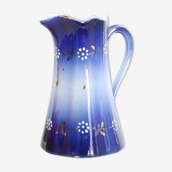 Antique pitcher Luneville Keller and Guerin