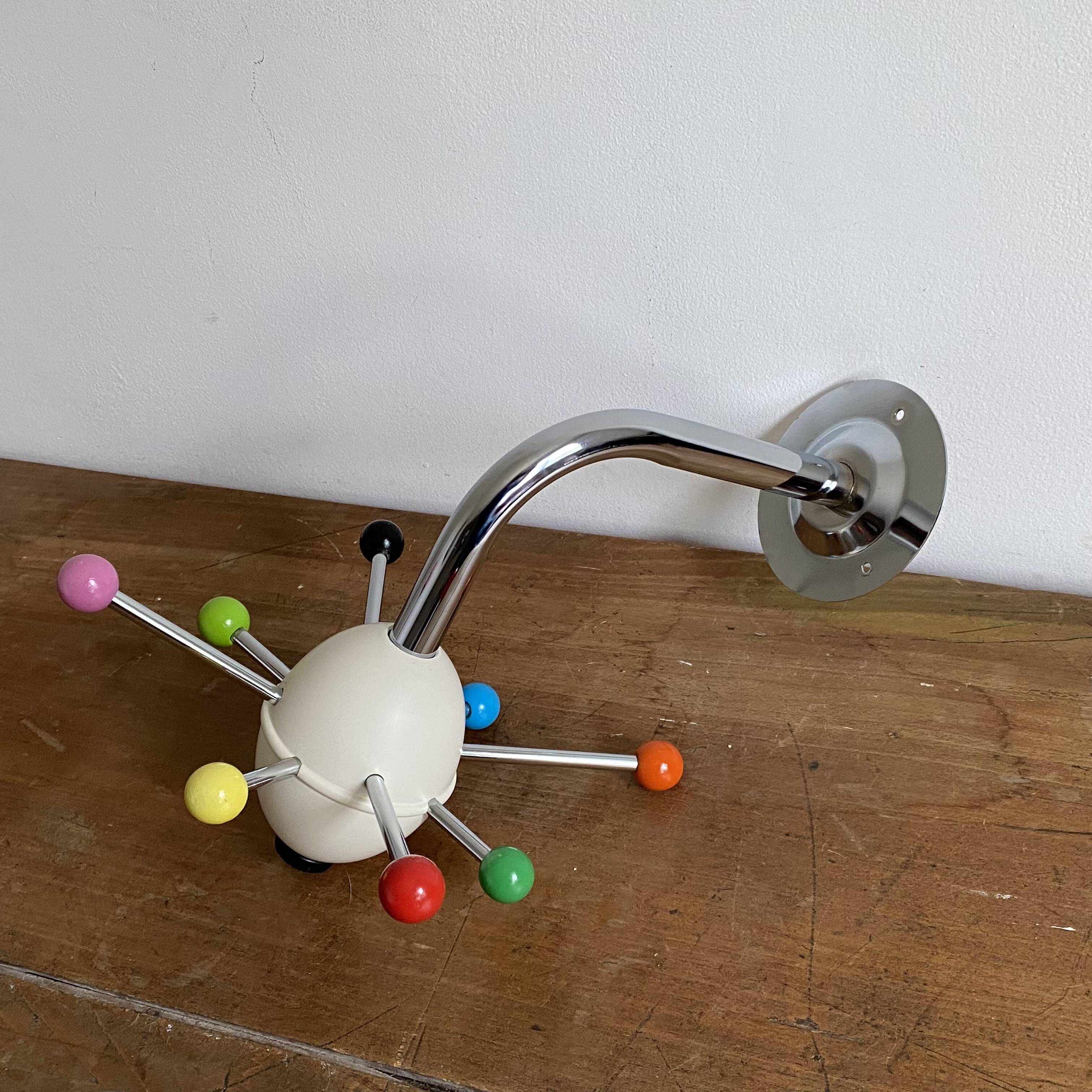 Sputnik coat rack. 1970. 8 hooks.