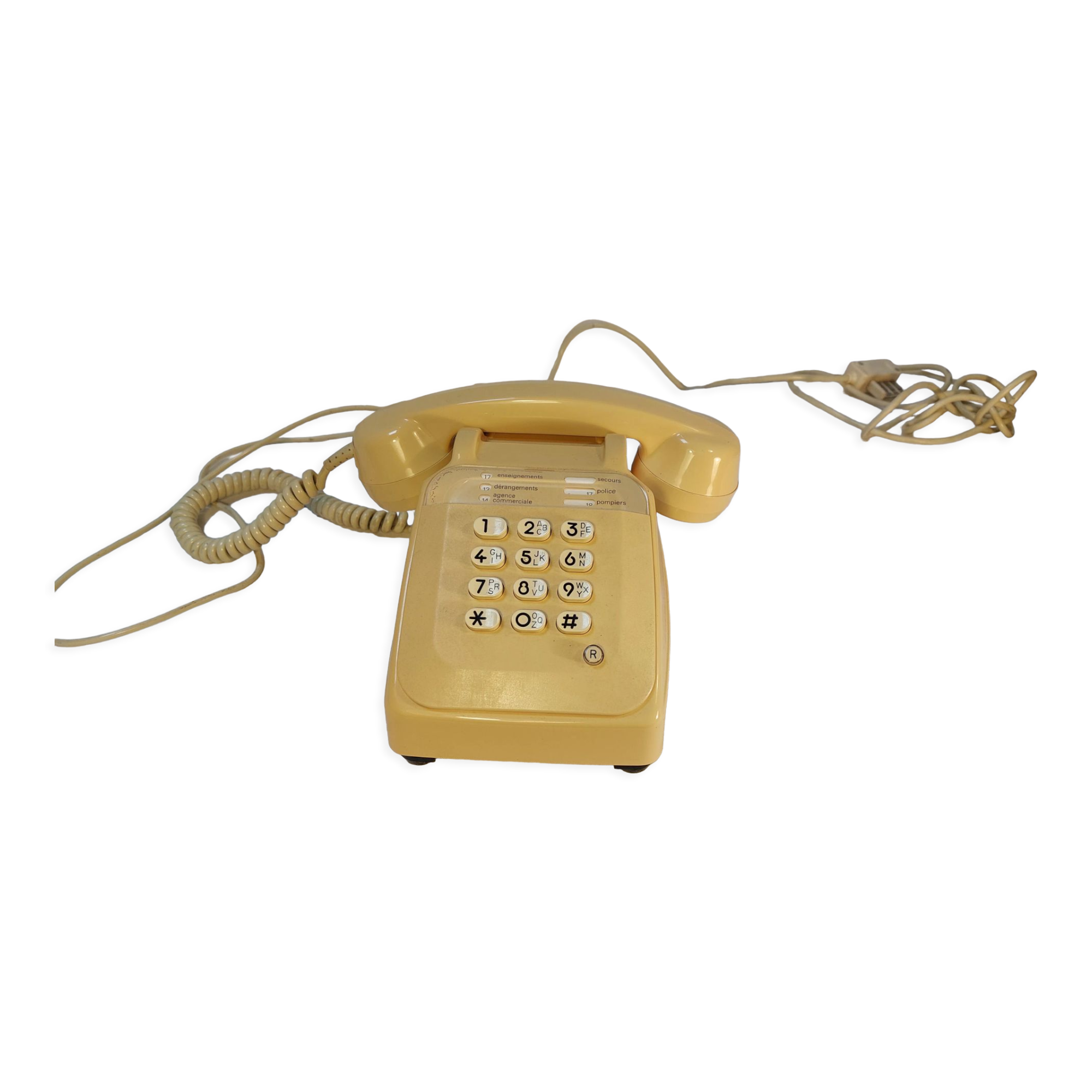 Vintage phone with socotel s63 ivory keys