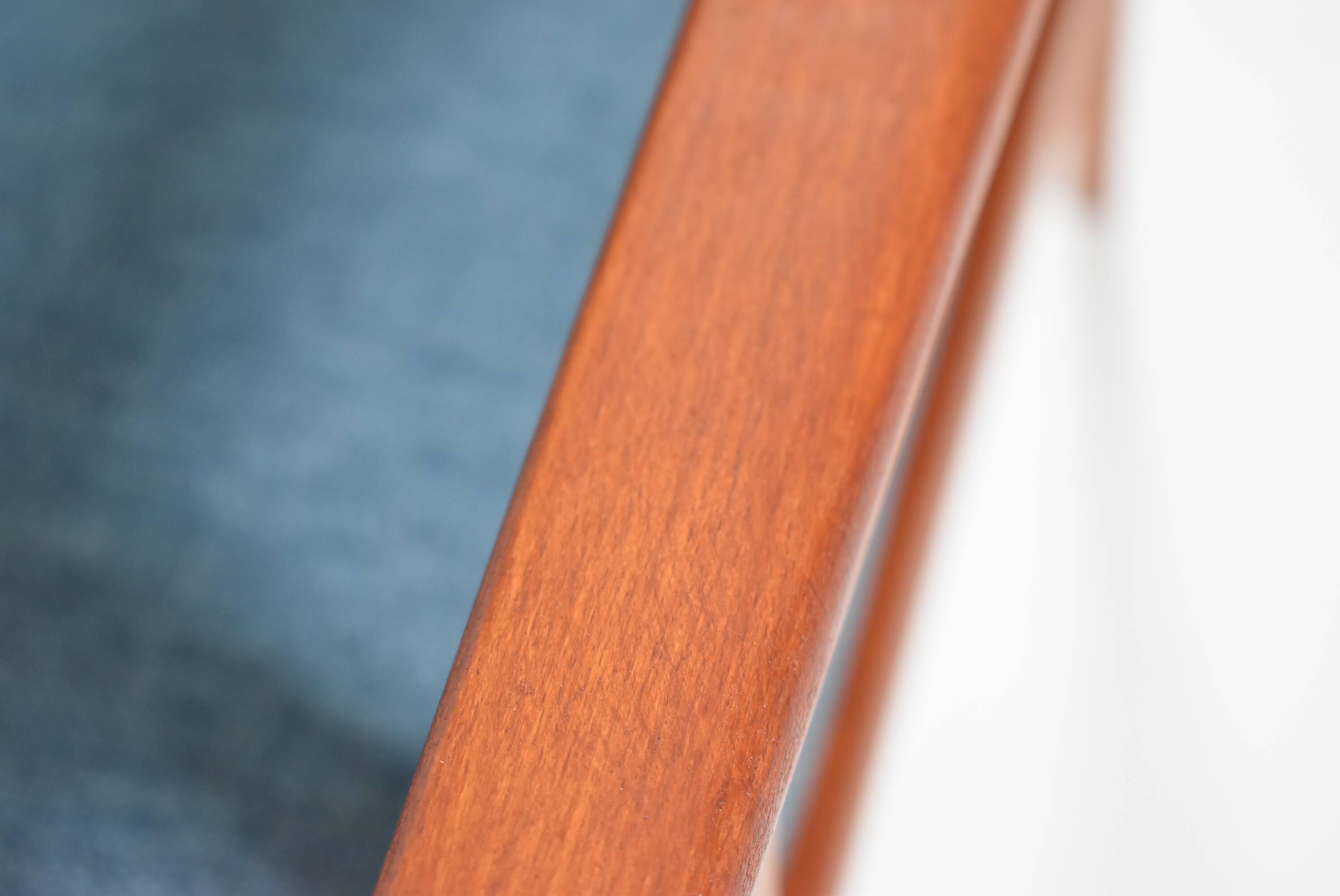 Original club armchair "Snieżnik" 1960s, blue