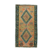 Tapis kilim artisanal Anatolien 302 cm x 156 cm
