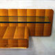 Suspended console in wood by La Permanente Mobili Cantù, 1950s