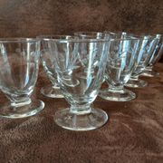 Lot de 8 verres digestif  original