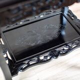 Antique Side Table with Ceramic Top, 1890s