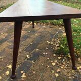 Table basse vintage et design scandinave en palissandre