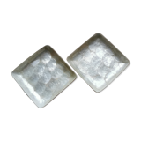 Trays mother-of-pearl petals and vintage fiber