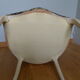 Louis XV-style convertible armchair lined with velvet effect