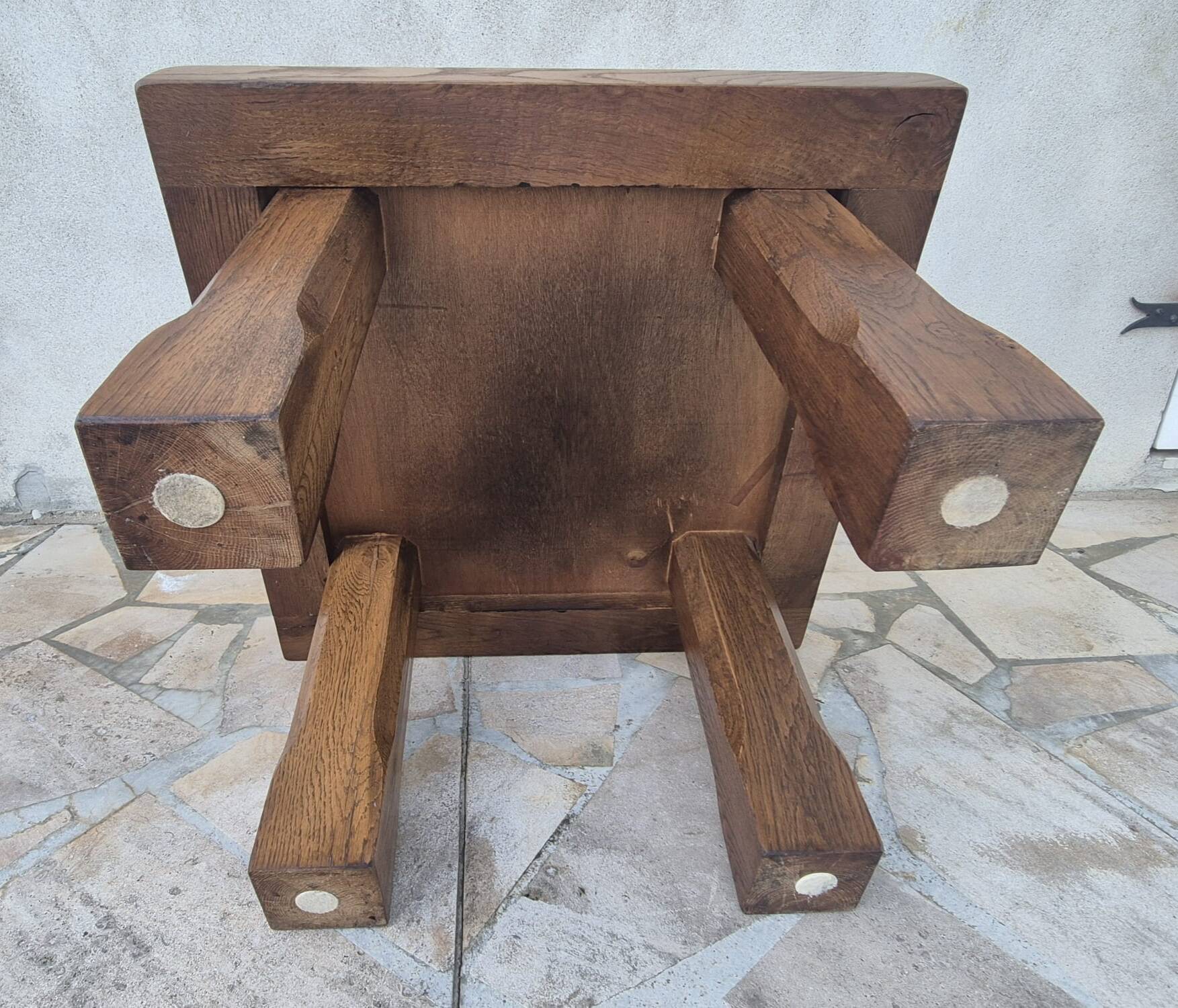 Coffee table signed P. Garnier