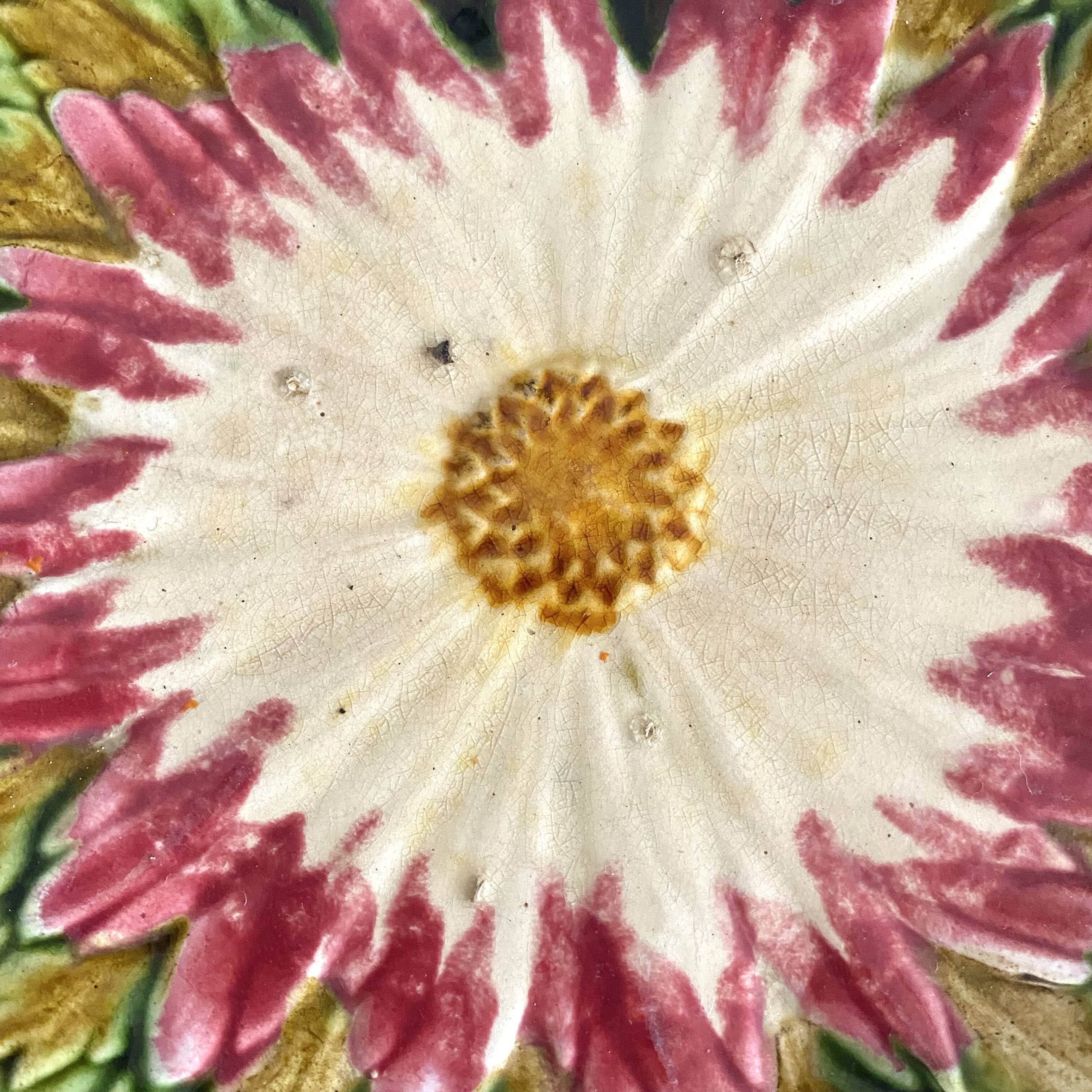 Orchid earthenware plate