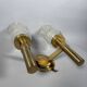 Jean PERZEL (1892 - 1986) Pair of modernist wall lights circa 1960 20th century