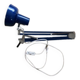 Vintage lampe d'architecte bleue sans pied de fixation