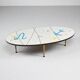 Vintage Mosaic Side Table, 1950s