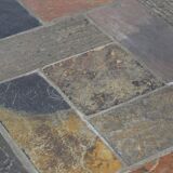 Large Round Vintage Brutalist Coffee Table