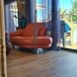 Large shabby chic Louis-Philippe mirror 139 × 106 cm – old-world charm