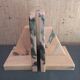 Art Deco marble bookends