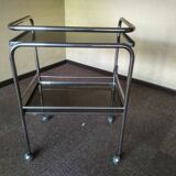 Smoked glass table service