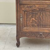 Antique 18th century oak jam jar