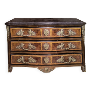 Commode style ''Louis - vert