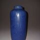Scandinavian Ceramic Vase Gunnar Nylund "Rubus" Number 5 Rörstrand Blue Wine