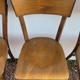 Série de 4 chaises de bistrot restaurant vintage- 1950s