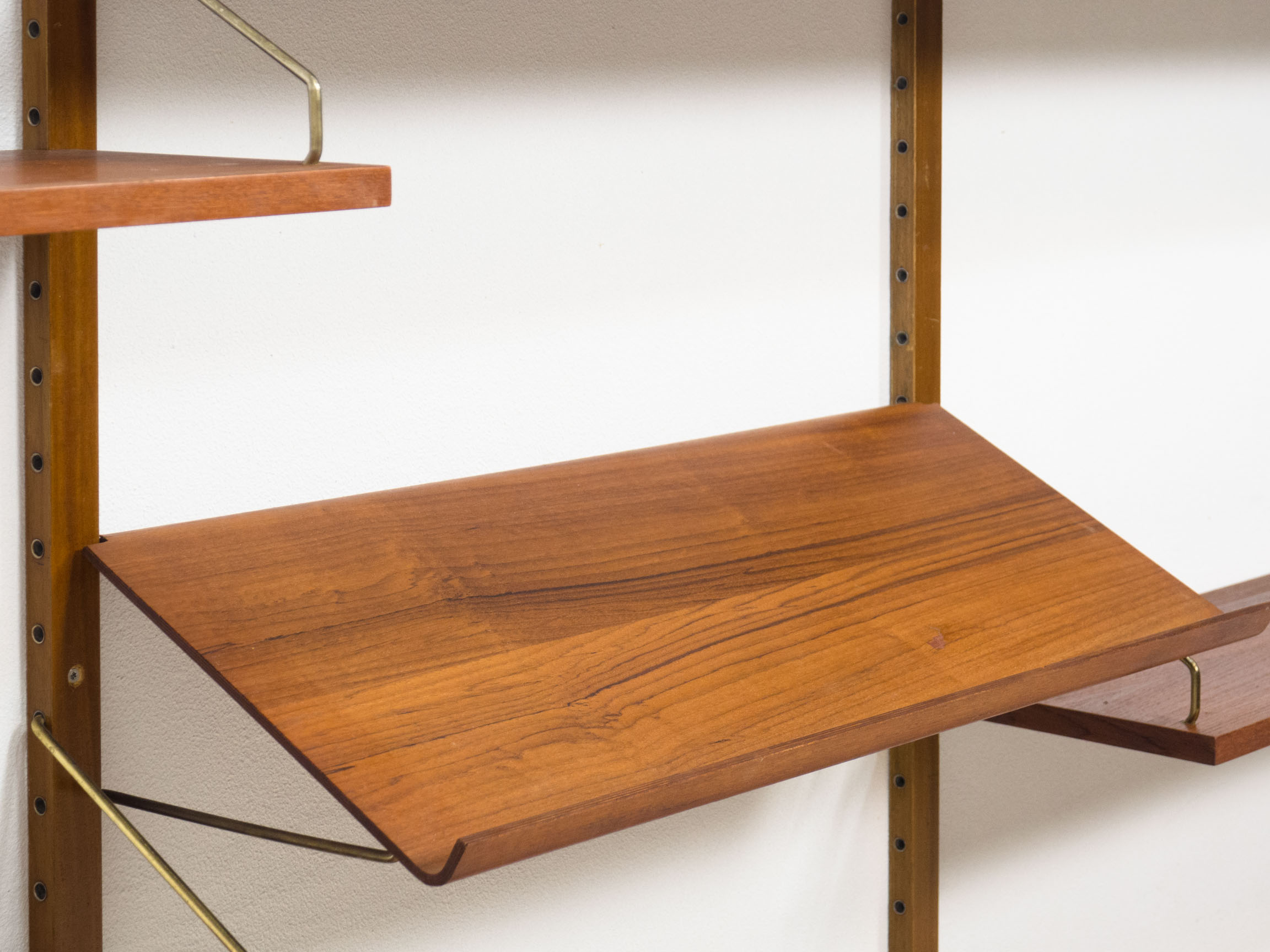 Royal System teak wall unit by Poul Cadovius