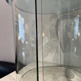 Coffee table 2 half moon Tempered glass Italy 70